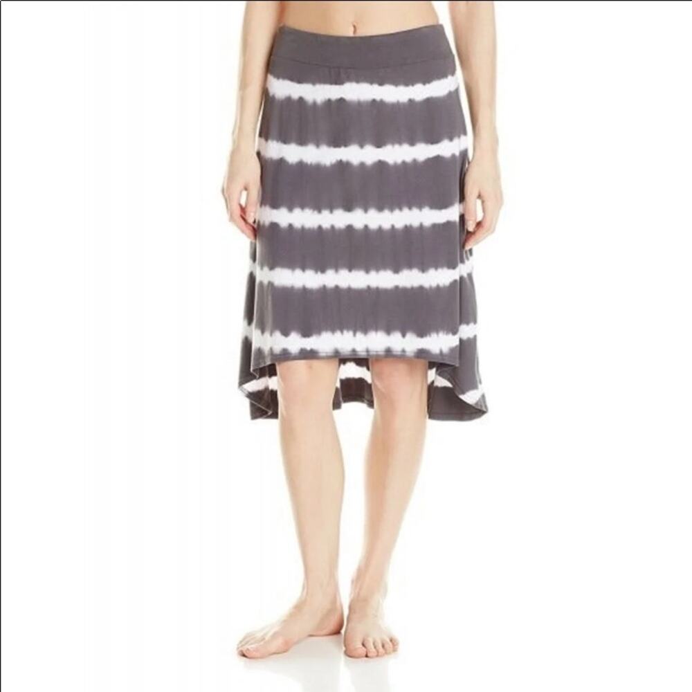 Soybu Maggie High Low Tie-Dye Gray/White Skirt